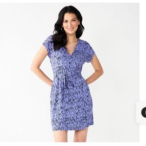 Purple Nine West Wrap Dress!
